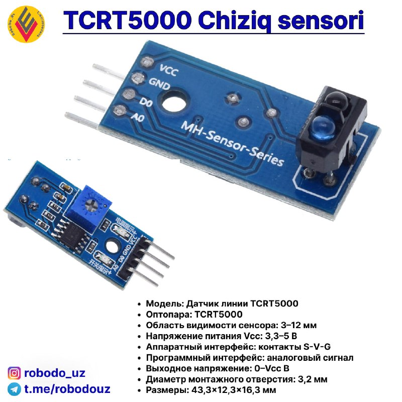 TCRT5000 Line Track Sensor