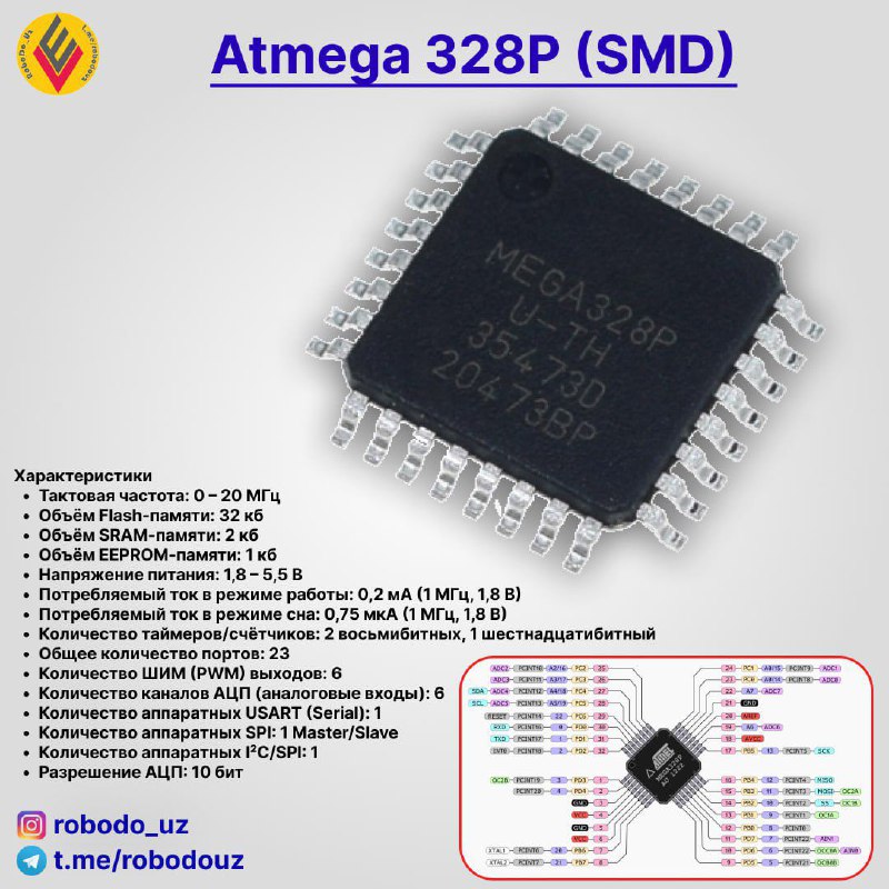 Atmega 328P (SMD)