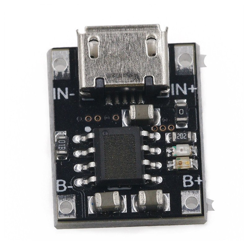 LI-ion 18650 batareyalarini zaryadlash 4056 mini moduli 1A