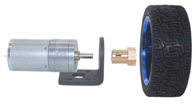 Металлический редукторный двигатель 6V 620RPM