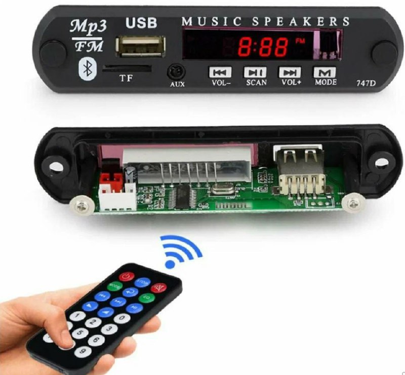Модуль MP3/Bluetooth/FM плеера с пультом дистанционного управления