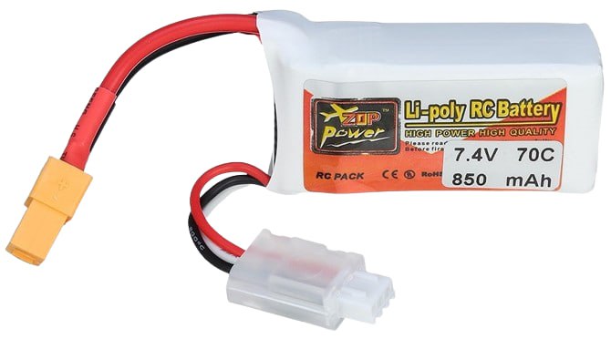 LI-PO Akkumulyator 7,4 v 850 mAh 2S 25C XT60