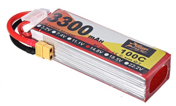 LI-PO Akkumulyator 14,8 v 3300 mAh 4S 100C XT60